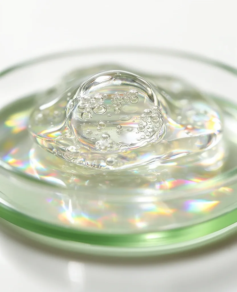 Molecular structure of hyaluronic acid gel